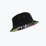 Black Graffiti Bucket Hat